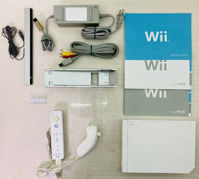 すぐ遊べる】【動作確認済み】【箱付き】任天堂 Wii 本体 ホワイト RVL