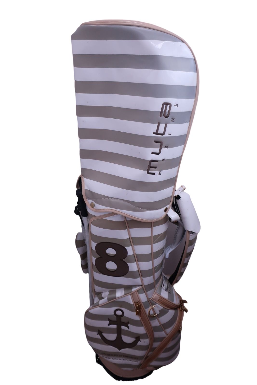 muta marine ゴルフバッグ・キャディバッグ スケルトン 黒/ゴールド 美