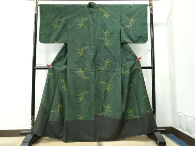 平和屋着物●本場大島紬　9マルキ　枝葉文　正絹　逸品　未使用　CAAU1715yc 平和屋着物○本場大島紬 9マルキ 枝葉文 正絹 逸品 未使用 CAAU1715yc