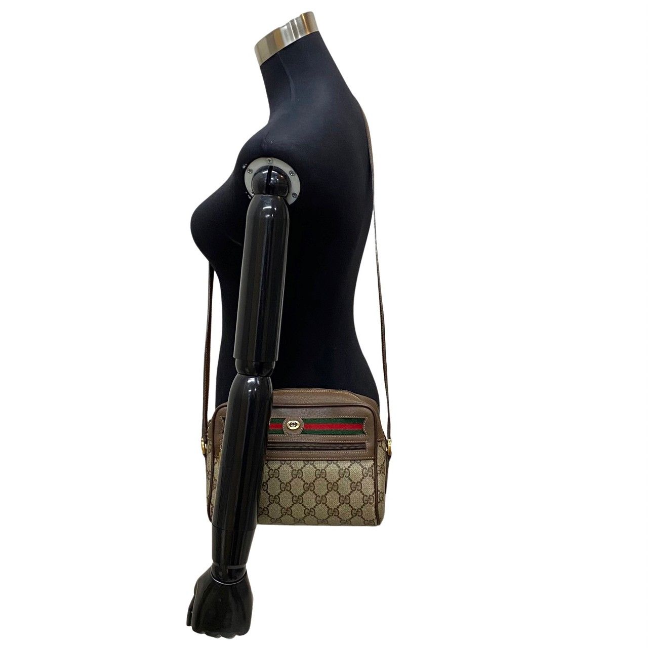 極 美品 GUCCI オールドグッチ グッチ ヴィンテージ シェリーライン GG