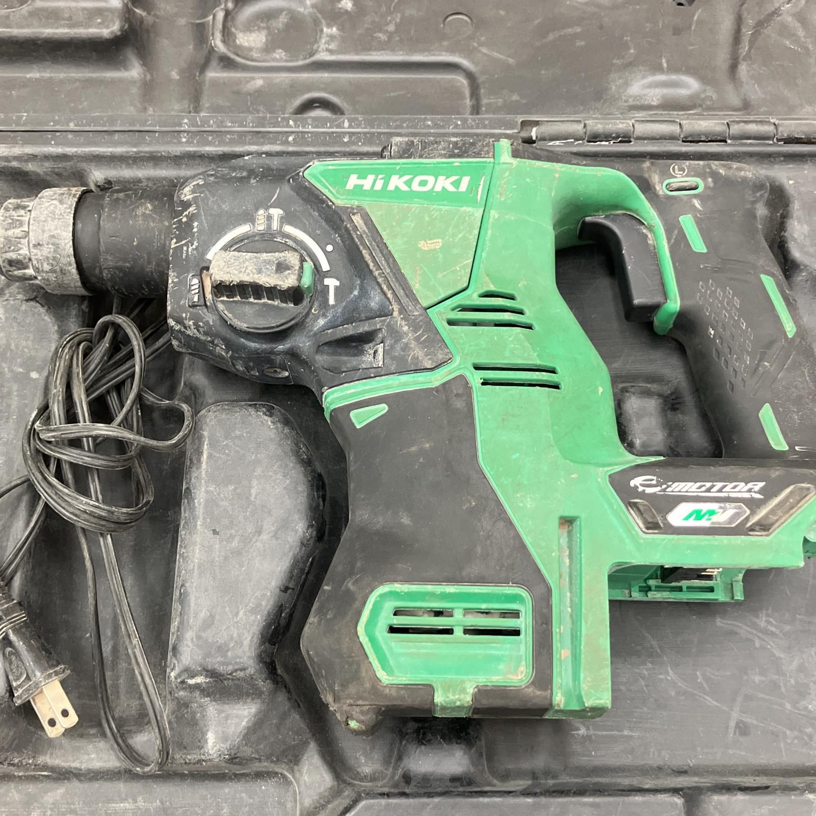 HiKOKI ハイコーキ 36V コードレスロータリハンマドリル 充電器 ケース付き DH36DPA 2XP