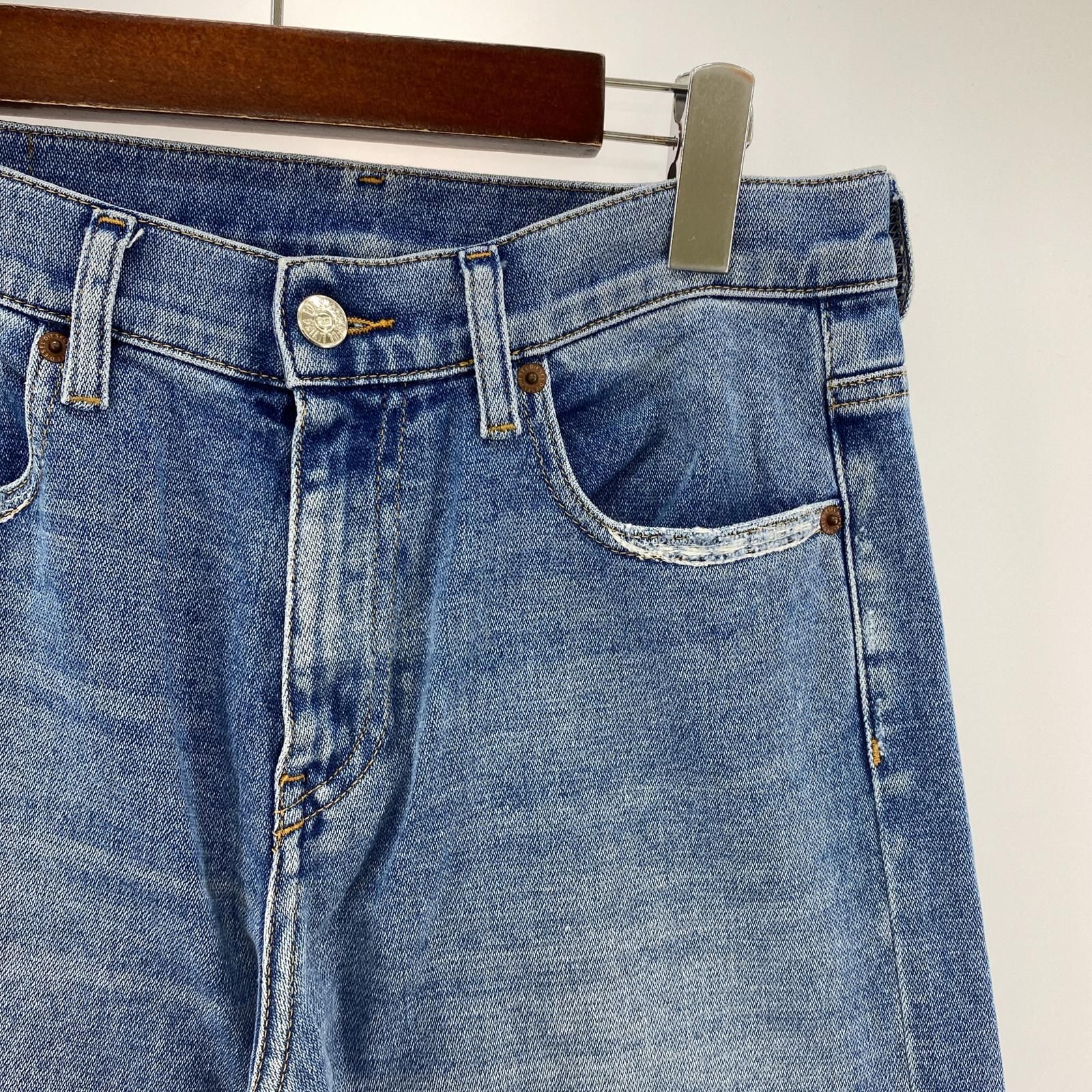 DIESEL ディーゼル ワイドデニムパンツ size27/ブルー