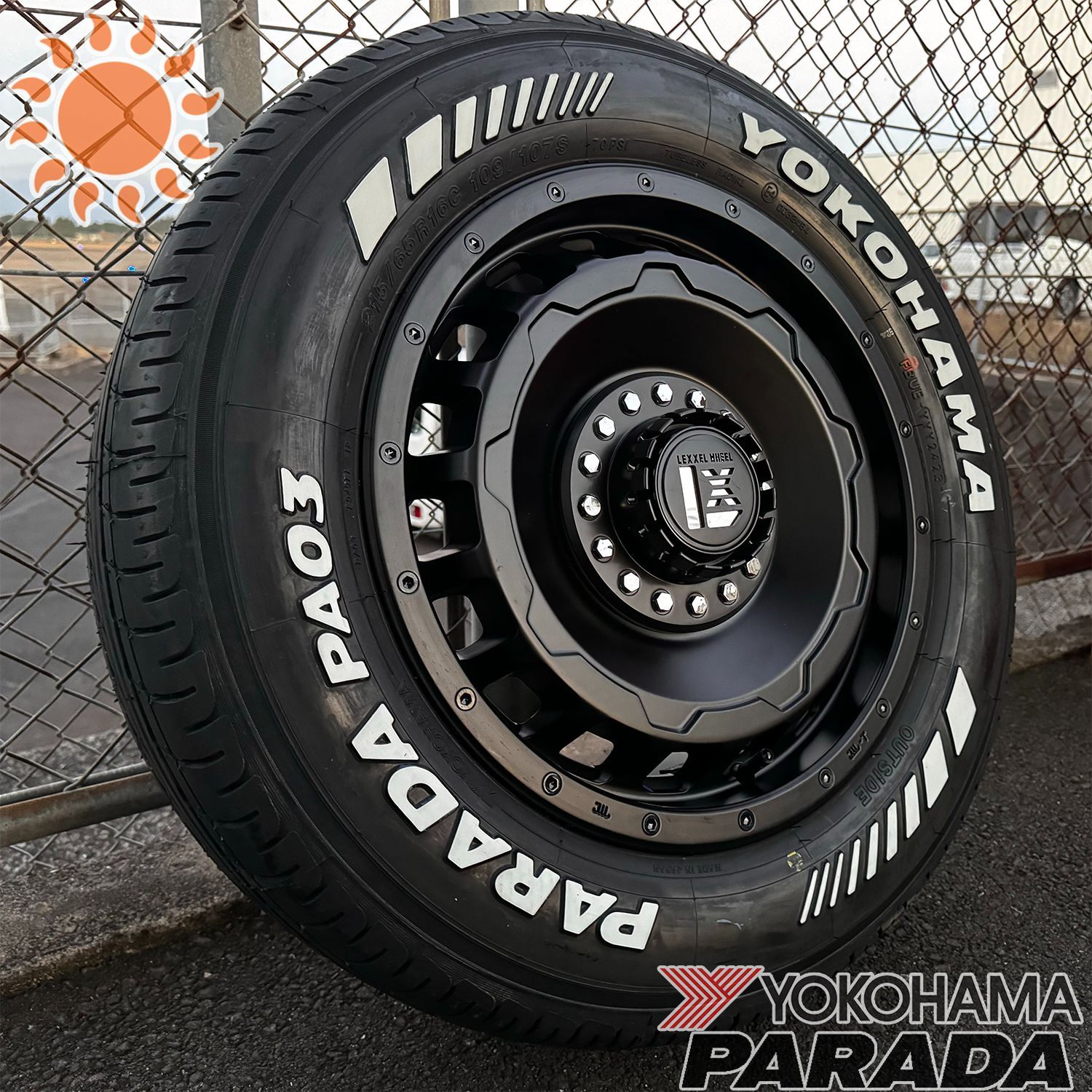 車検対応 200系ハイエース レジアスエース タイヤ ホイール