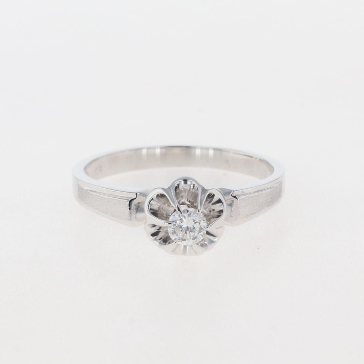 メレダイヤ デザインリング 指輪 リング 12号 K14 ダイヤモンド レディース 【中古】 - メルカリ