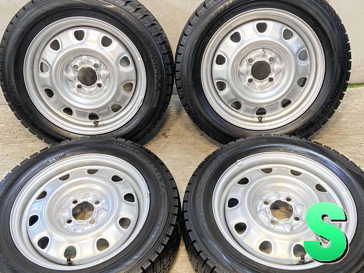 185|60R15 ダンロップ ウィンターマックス WM02 TOPY M60 15x5.5 100-4穴 タイヤ スタッドレスタイヤ ホイールセット 4本セット w15250926014