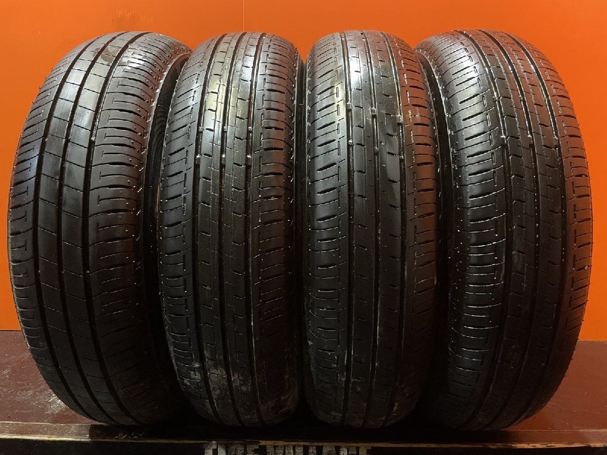 BS BRIDGESTONE ECOPIA EP150 155/65R14 14インチ 夏タイヤ 4本 18～20年製 バリ溝 ムーヴキャンパス アルトラパン ルークス等　(VTN103)