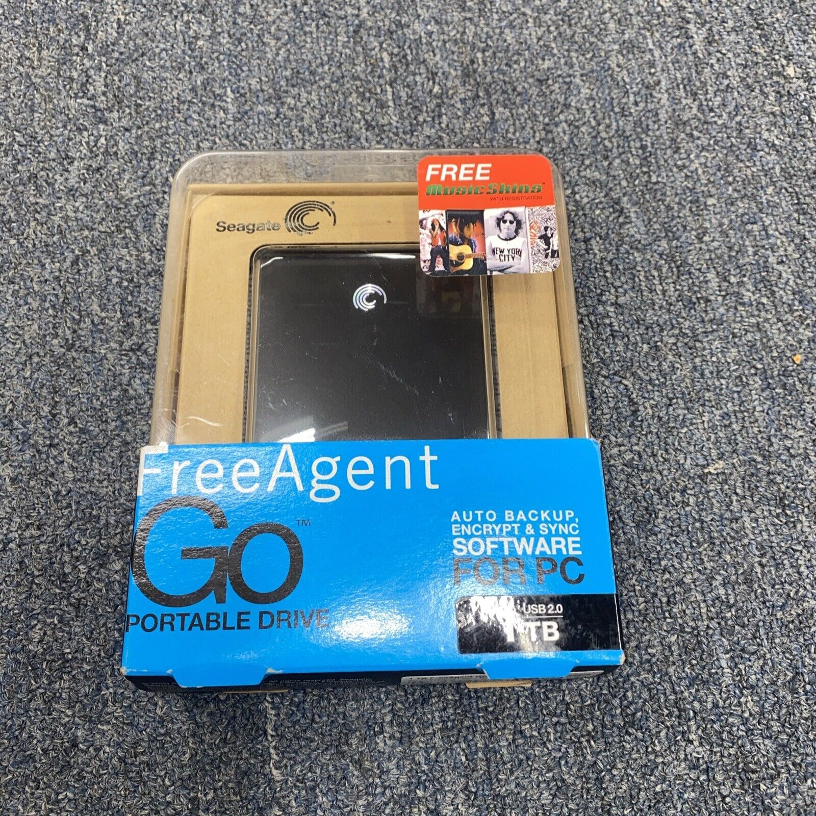 アウトレット SeagateAgent GoFlex 1TB 外付けハードドライブ