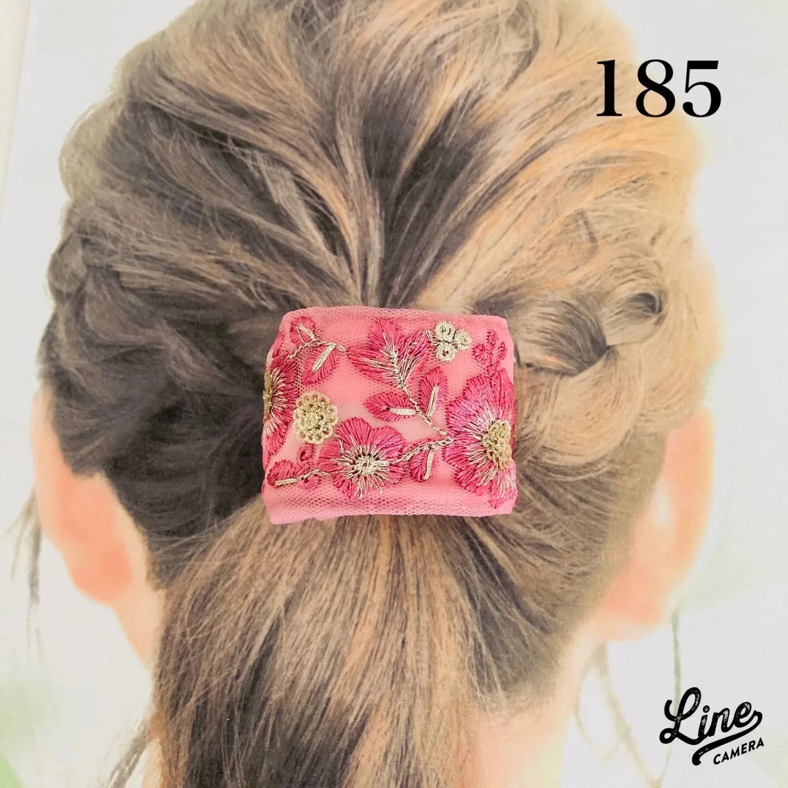 レジンヘアゴム・ポニーフック・ブローチ・ネックレス・ホルダーNo.870