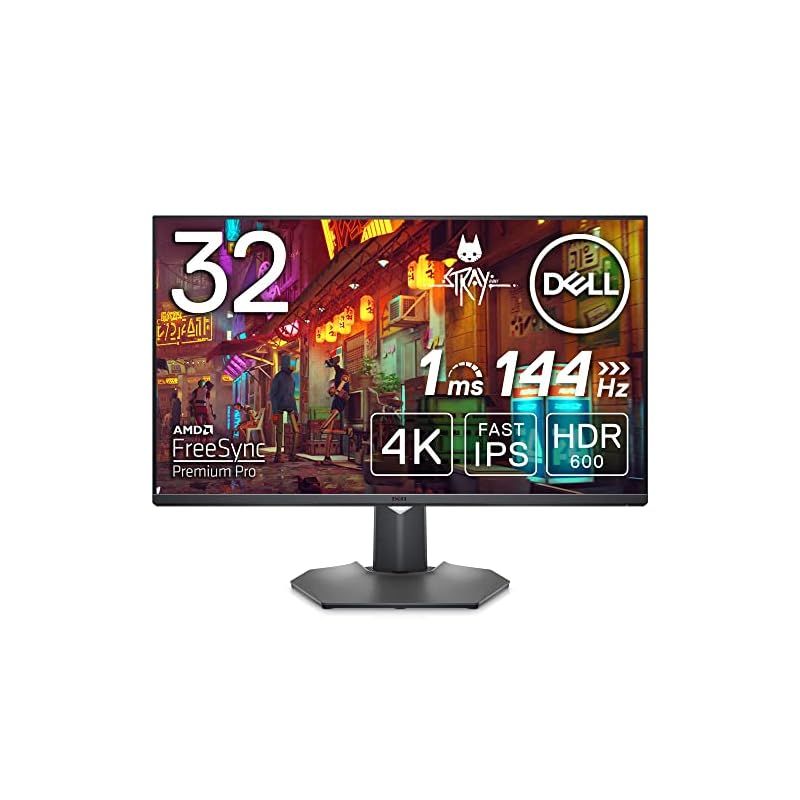 Dell G3223Q 32インチ 4K ゲーミングモニター (FPS向き/1ms/144hz/Fast IPS/DP・HDMIx2/DCI-P3  95%/高さ調整/VESA DisplayHDR 600/AMD FreeSync Premium Pro) - メルカリ