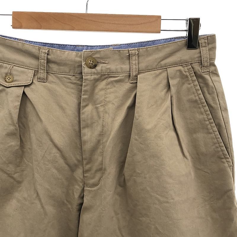 新品未使用【BEAMS +】2pleats twill タックチノパン　S BEAMS PLUS（ビームス プラス）2 Pleats Trousers Twill（パンツ