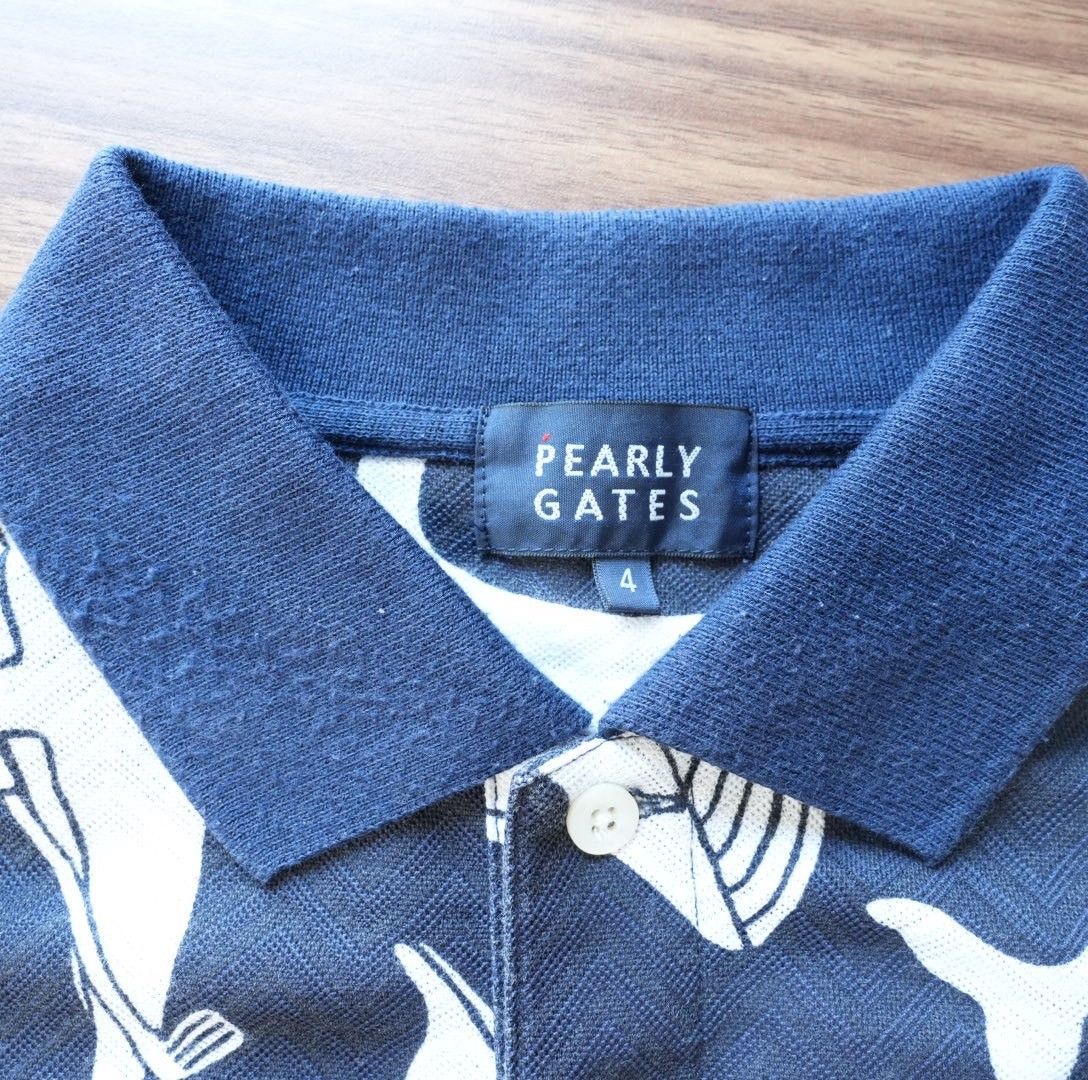 パーリーゲイツ》新品 千鳥柄ポロシャツ＋スカート セットアップ 1(M