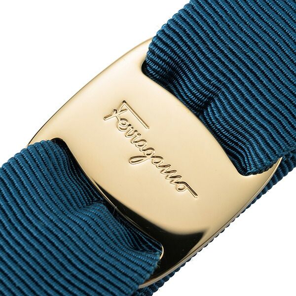 新品 フェラガモ FERRAGAMO ヘアアクセサリー バレッタ メディ