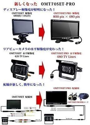 【数量限定】12V/24V 7インチモニター LEDカメラセット 20Mケーブル 乗用車、トラック、バス、重機等対応ST 7インチモニター OBEST 12V/24V LEDカメラセット 20Mケーブル 乗用車、トラック、バス、重機等対応