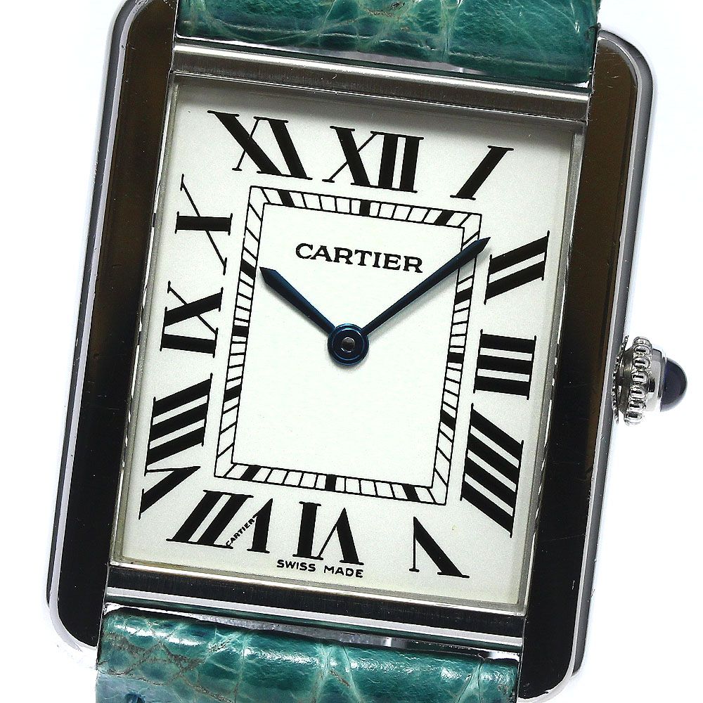 カルティエ CARTIER W1018355 タンクソロLM クォーツ メンズ_742374 - メルカリ