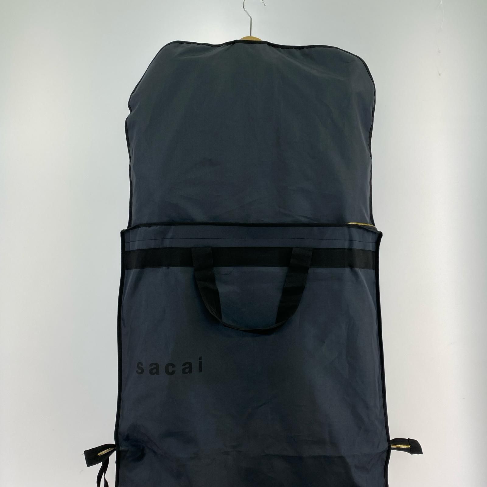 sacai × KAWS Nylon Twill x Wool Knit Blouson 総柄ブルゾン - メルカリ