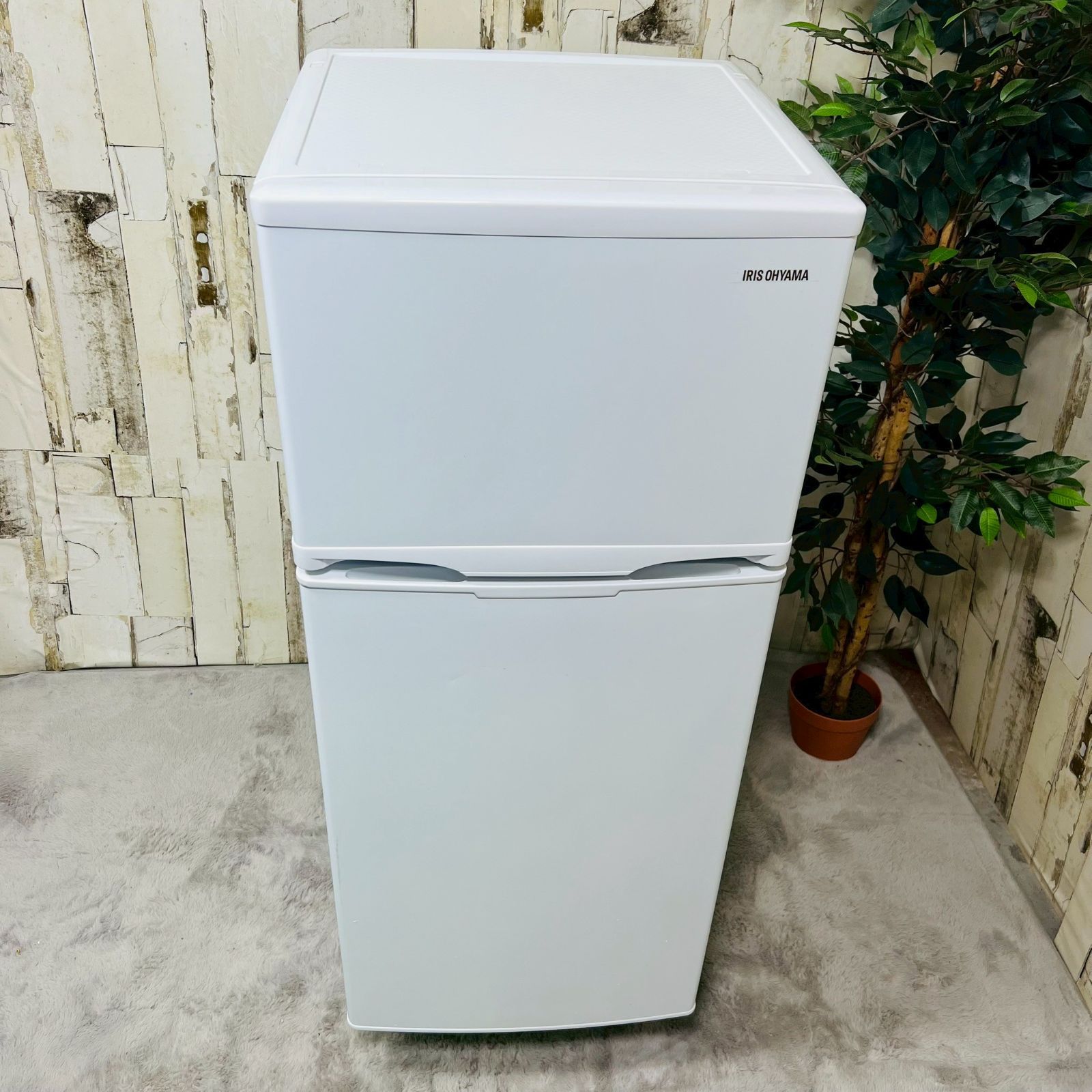 2020年製】 IRIS OHYAMA アイリスオーヤマ IRSD-12B-W 冷凍冷蔵庫 