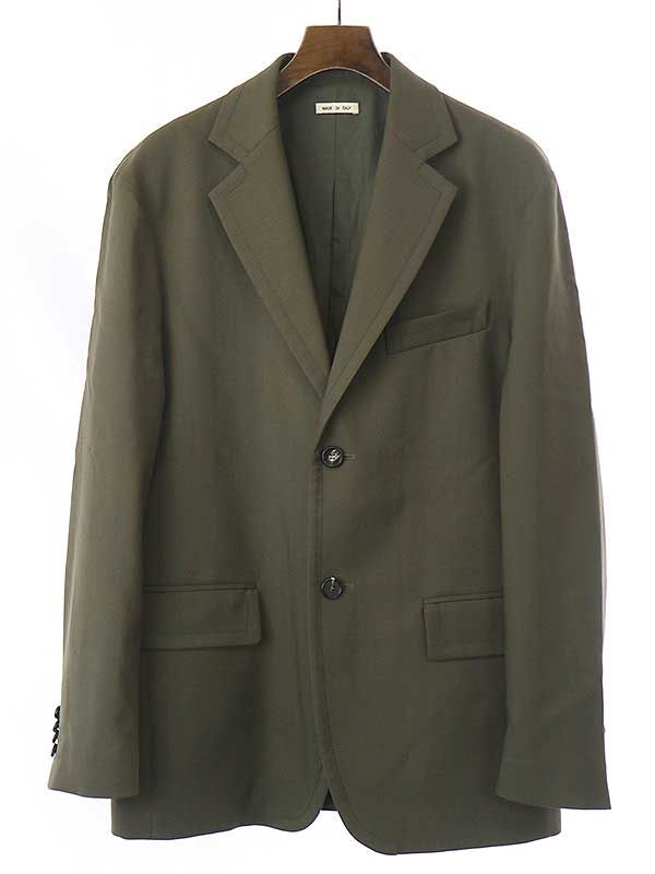 MARNI マルニ 20SS ウールトロピカル2Bジャケット GUMU0038U0 カーキ 