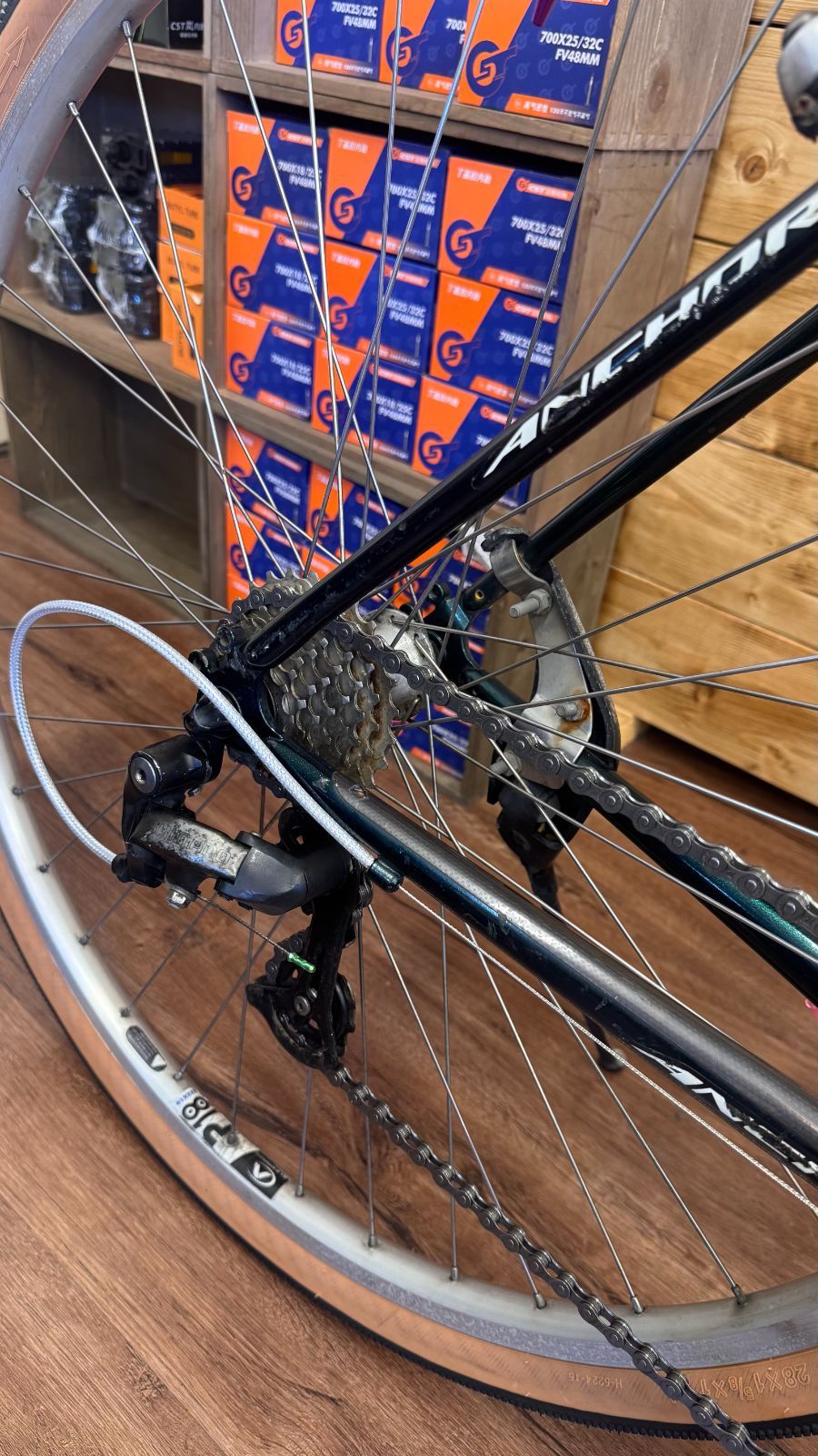 中古 クロモリクロスバイク アンカー CX500 52サイズ - メルカリ