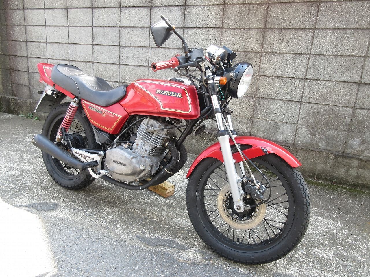 CB250RS-Z クラッチワイヤー 全長約1110ミリ 中古バイク部品 0709H33M