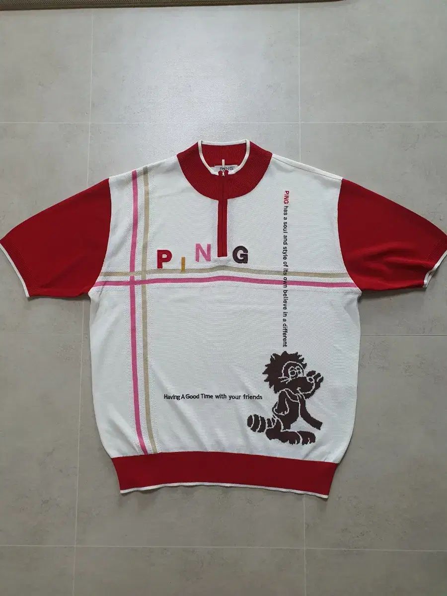 Ping ゴルフ 100 機能性 半袖Tシャツ