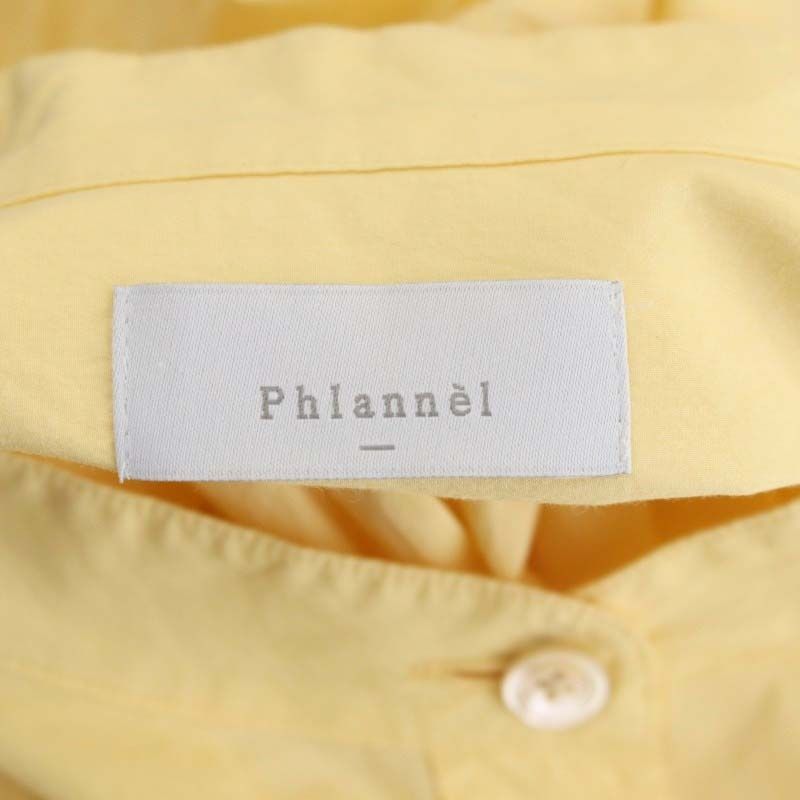 フランネル Phlannel 22SS Paper Cloth Shirt Dress ワンピース シャツ 