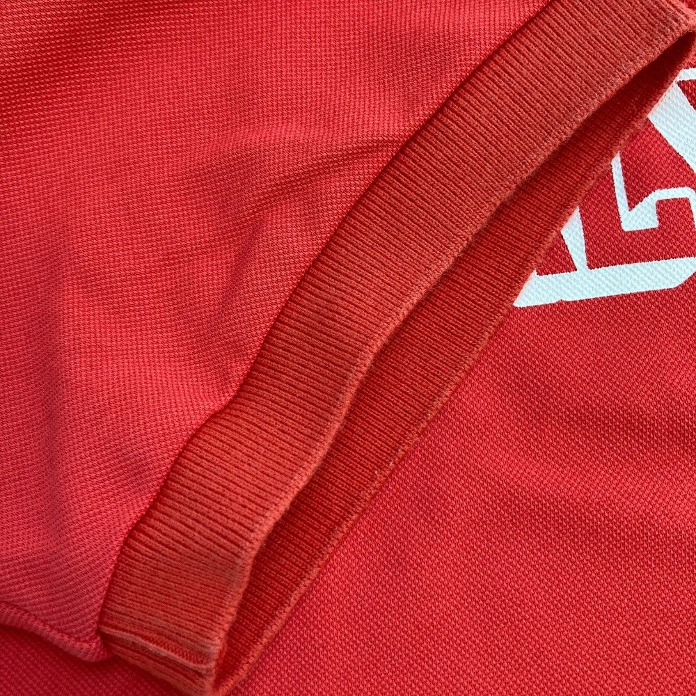 PEARLY GATES ポロシャツ レッド サイズ6 GATES PEARLY パーリーゲイツ 総柄 未使用タグ付き◇サイズ6◇パーリーゲイツ 吸湿性メッシュ