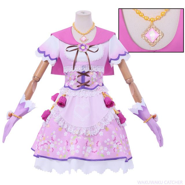 コスプレ衣装 アイカツ 星宮いちご ライラック コスチューム ステージ衣装