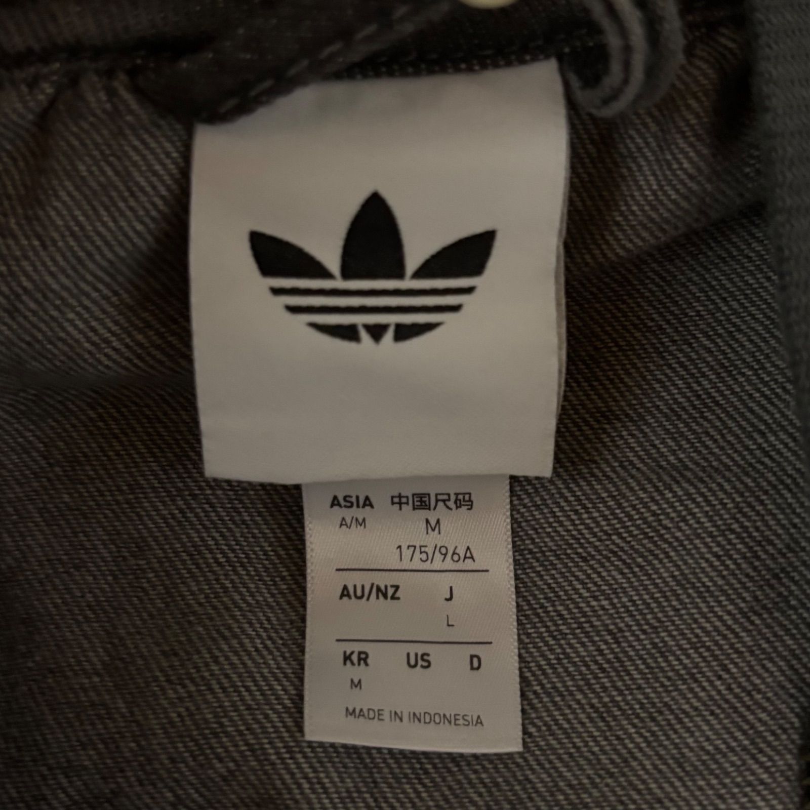 新品L⭐️adidas アディカラー ルーズ SST デニム ブラック ウォッシュ