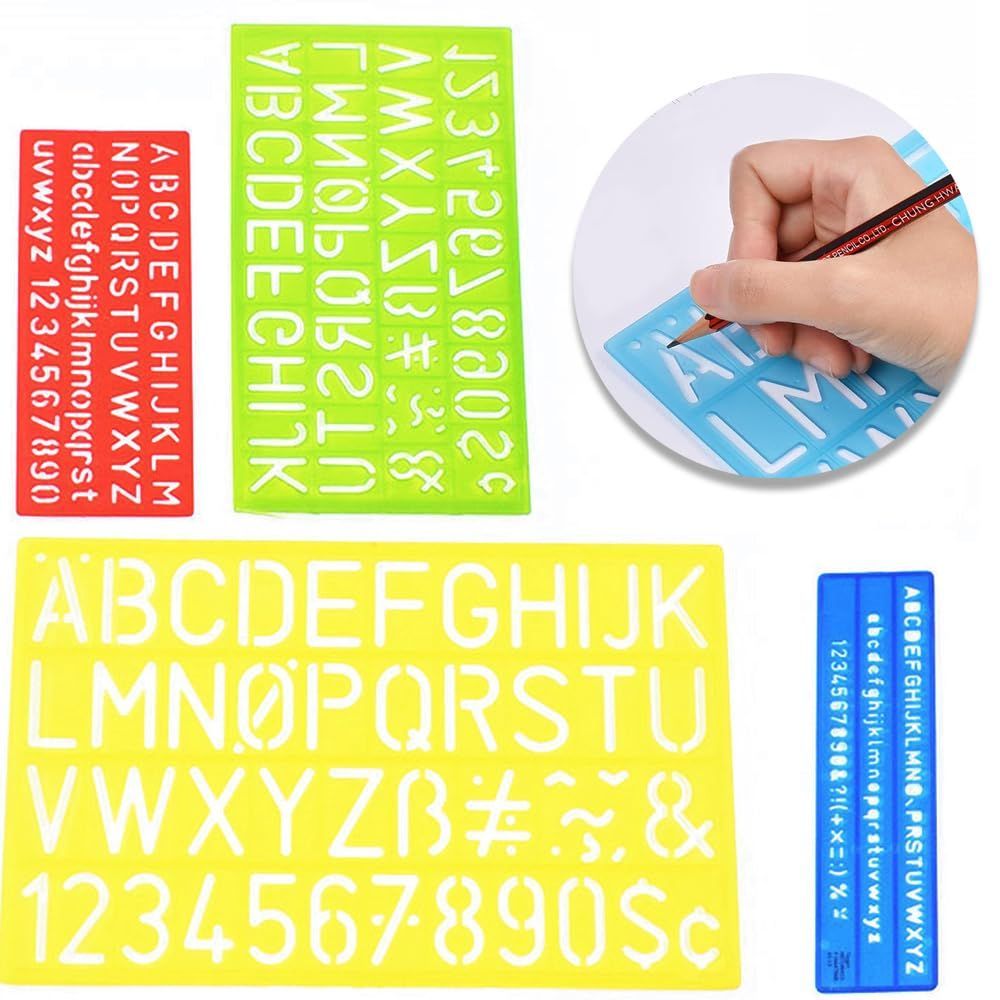 テンプレート DIY絵画塗装道具繰り返し利用 大文字 