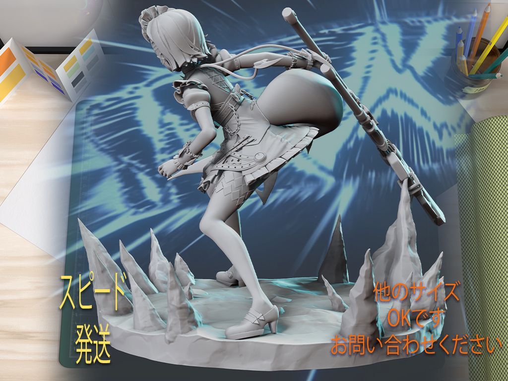 ガレージキット 1/6 E Shark Lady ZZZ 未塗装未組立 ガレージキット 1/6 E Shark Lady ZZZ 未塗装未組立 在庫は1つ