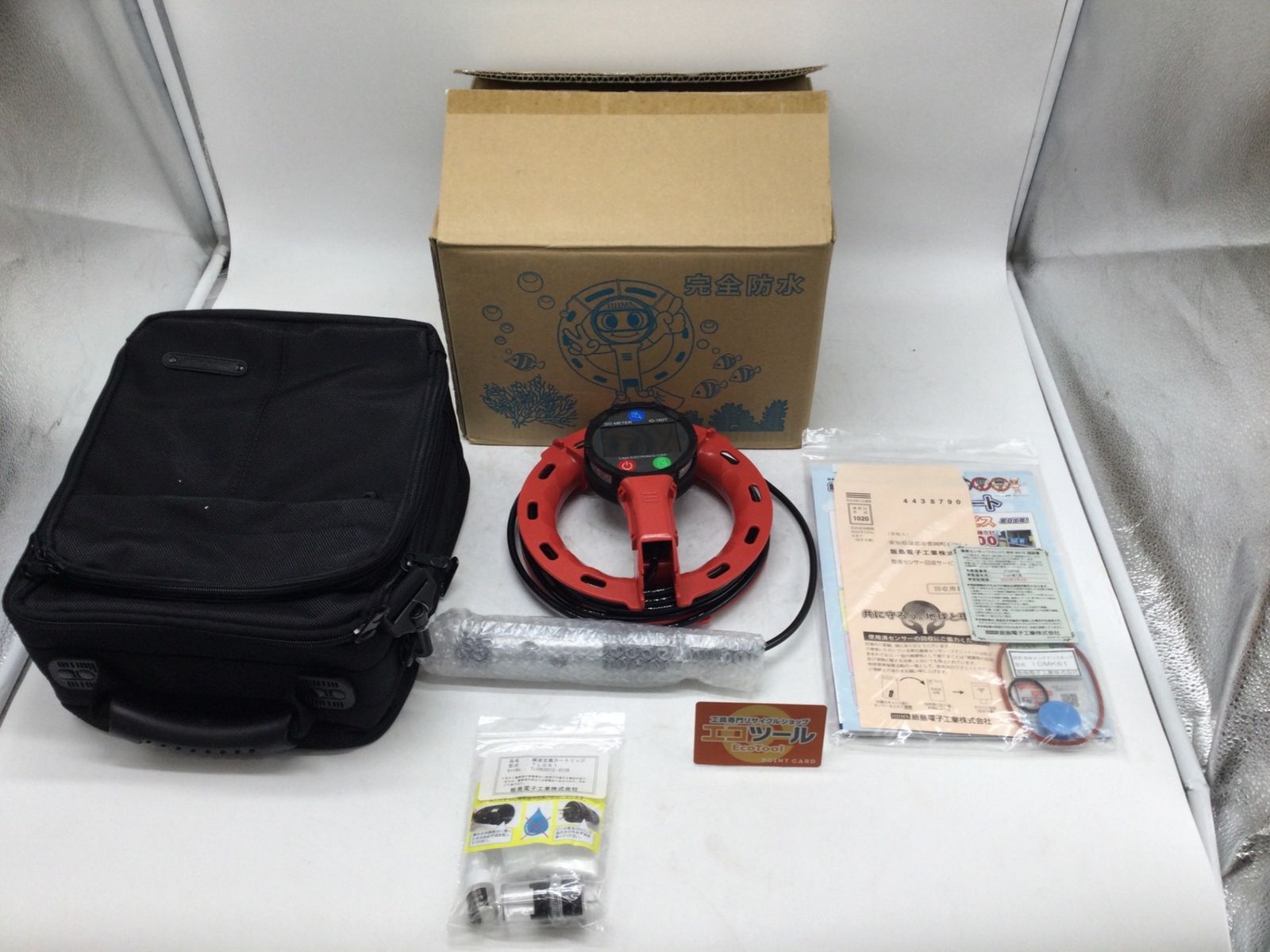 【領収書発行可】〇飯島電子工業 ハンディ溶存酸素計DOメータ ID-160T [ITP4LA6SSBLK][エコツール豊田インター店]