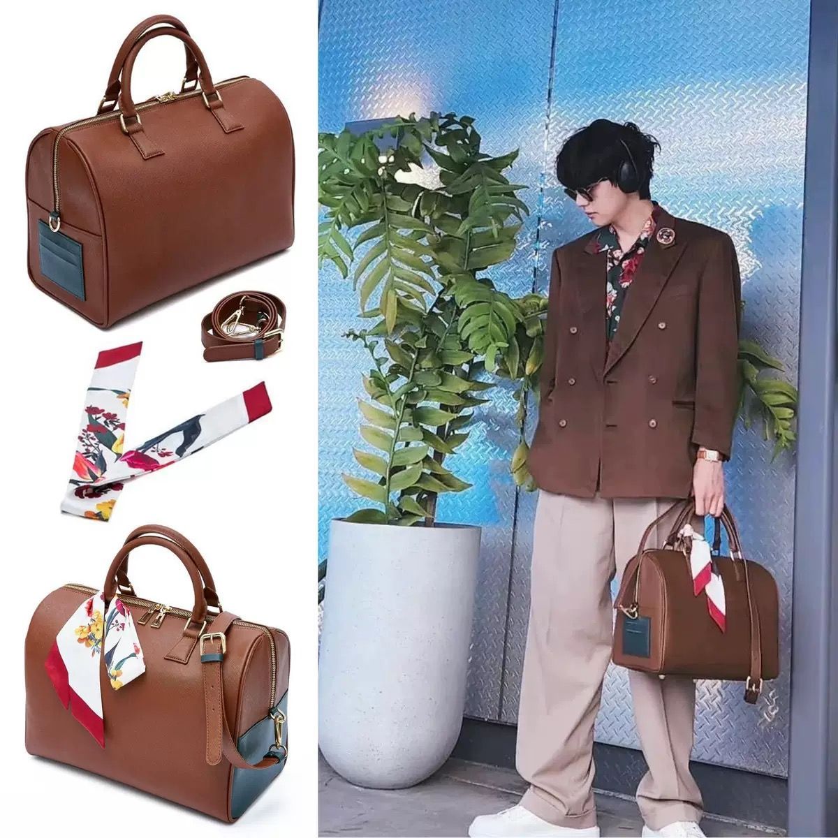 新品未使用！BTS 防弾少年団 V プロデュース mute Boston bag 男女兼用