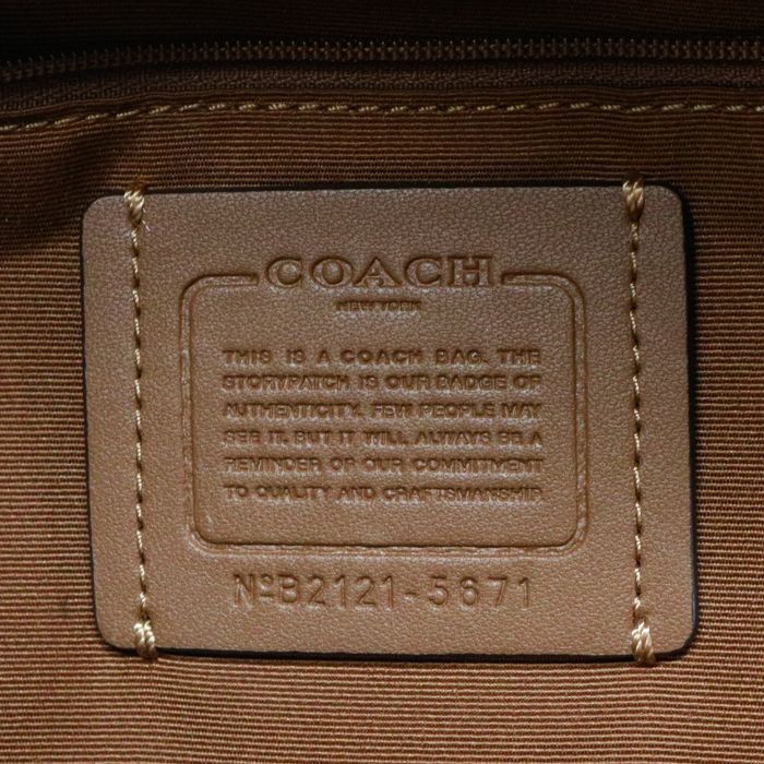 コーチ COACH コート バックパック PVC / リファインド ペブル レザー