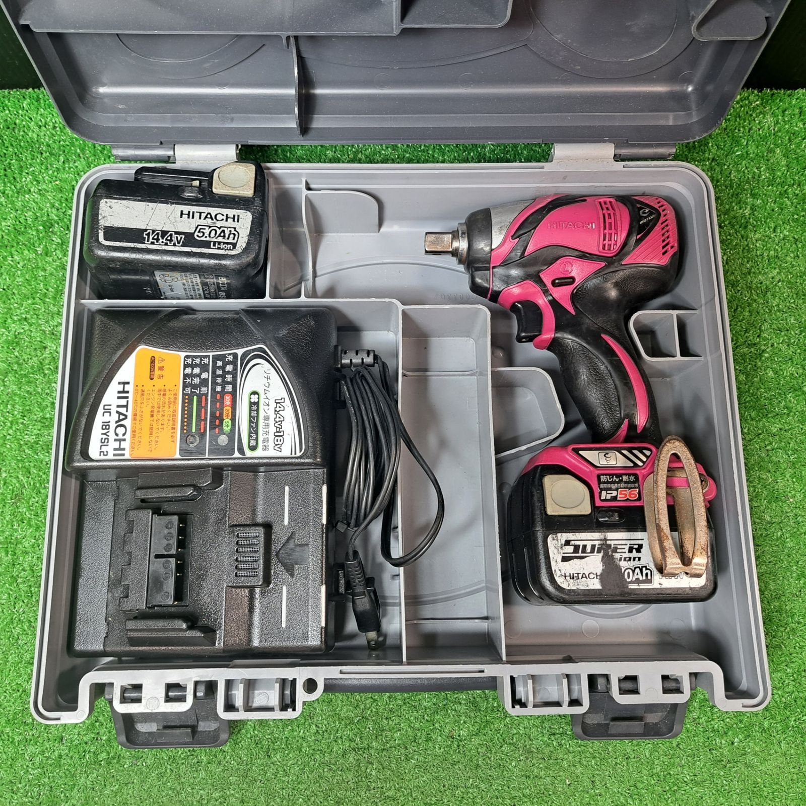 ハイコーキ HIKOKI 旧 日立工機 14.4V コードレスインパクトレンチ WR14DBAL2 2LSCK R 岩槻店