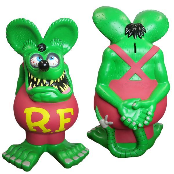 未展示品 ラットフィンクビックバンク グリーン (RAT FINK FULL 未展示品 ラットフィンクビックバンク グリーン (RAT FINK FULL