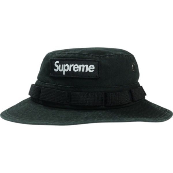 Size M|L SUPREME シュプリーム Military Boonie ハット 黒 -良い 20820188