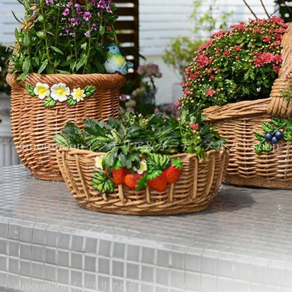 フラワーバスケット おしゃれ