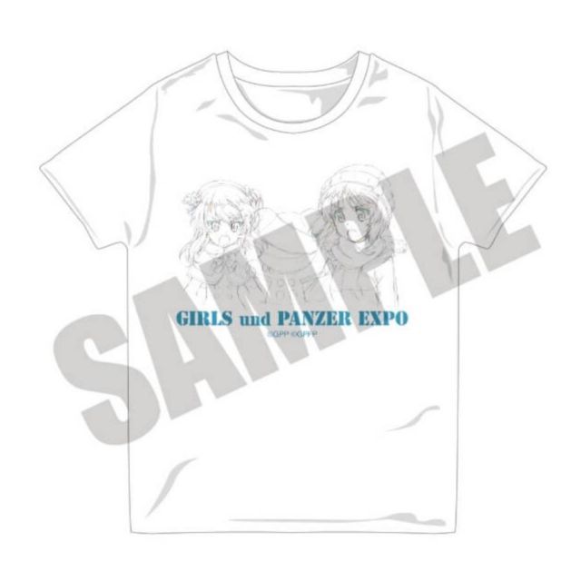 ガールズ＆パンツァー博覧会 10th Anniversary Tシャツ 西住みほ 島田愛里寿 Lサイズ 