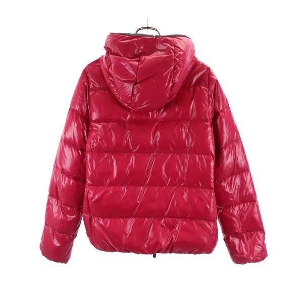 DUVETICAピンクフード付き ロングダウンジャケット DUVETICAピンクフード付き ロングダウンジャケット ピンク系