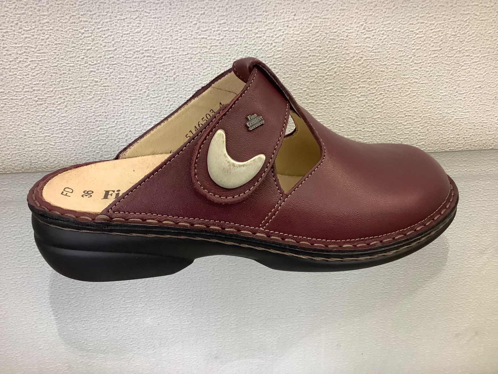 レディースコンフォートシューズフィンコンフォートBELEM2555ボルドー