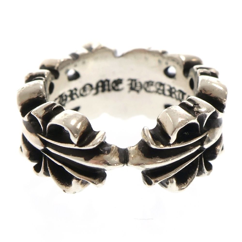 CHROME HEARTS (クロムハーツ) DBL FLRL CRS HRT ダブルフローラル