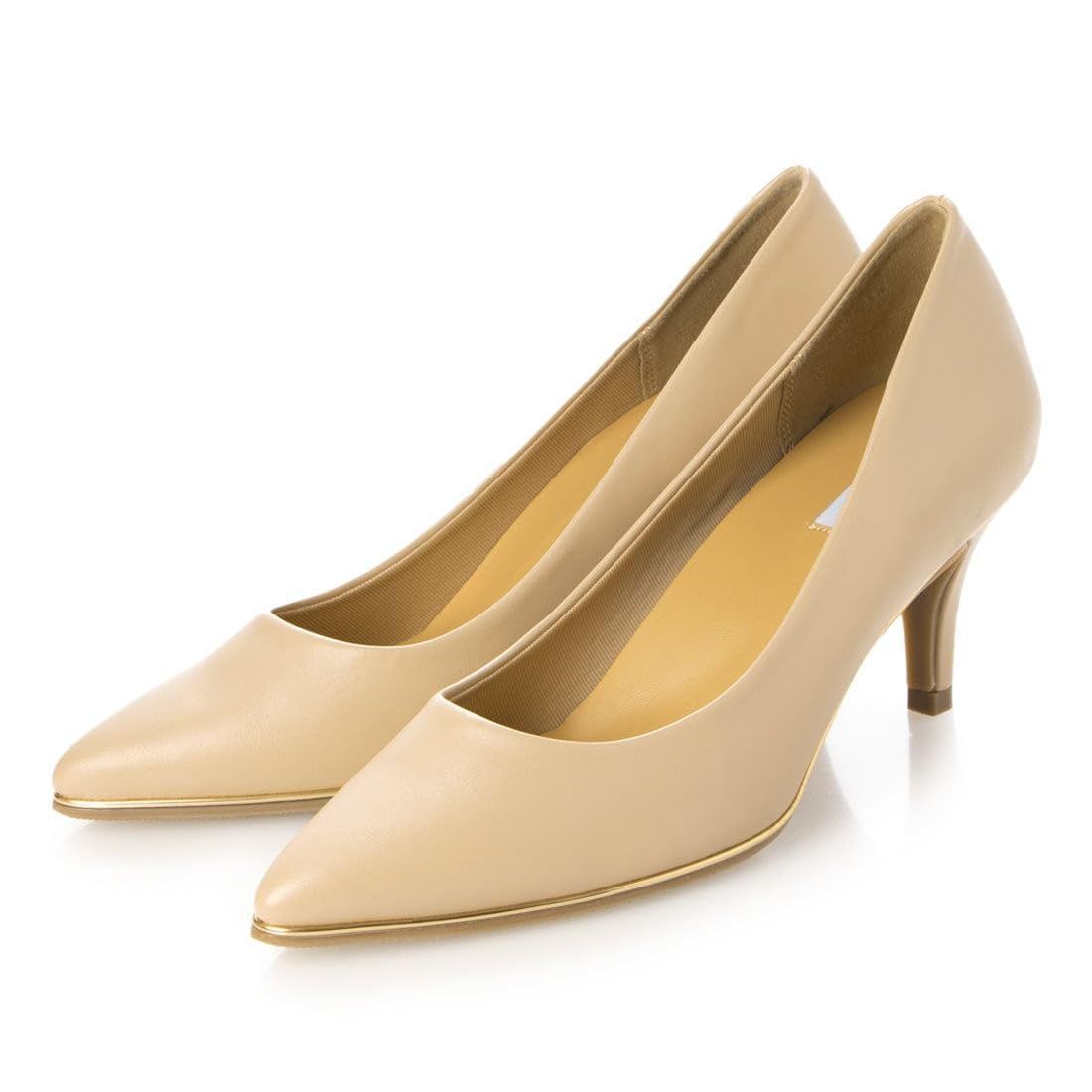 Size 24.0 cm_Color BG イーボル パンプス ポインテッド7cmヒールパンプス レディース IU9988 BG 24.0 cm