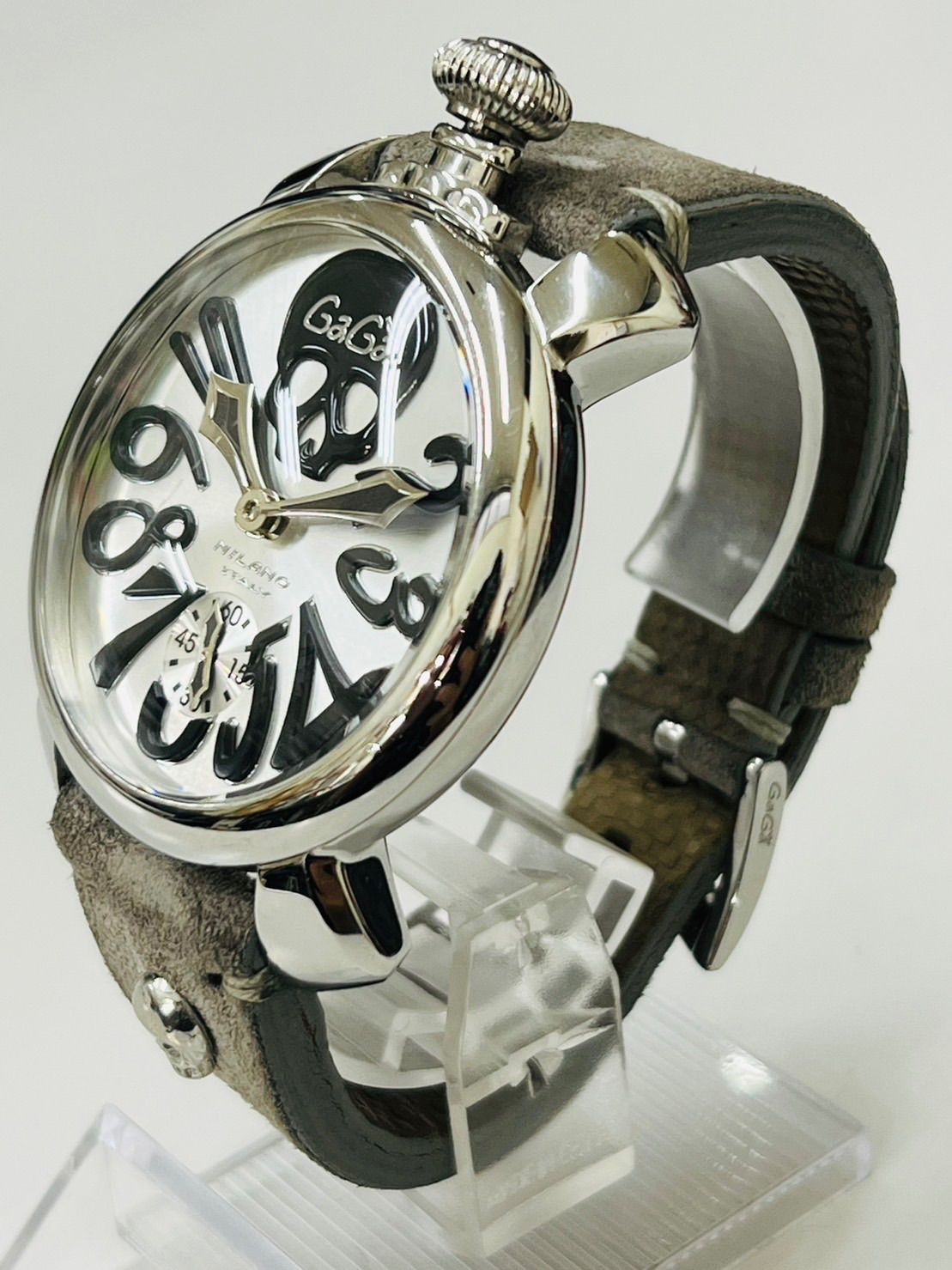 ガガミラノ マヌアーレ48mm スカル・髑髏 ファクトリーアウトレット - 時計