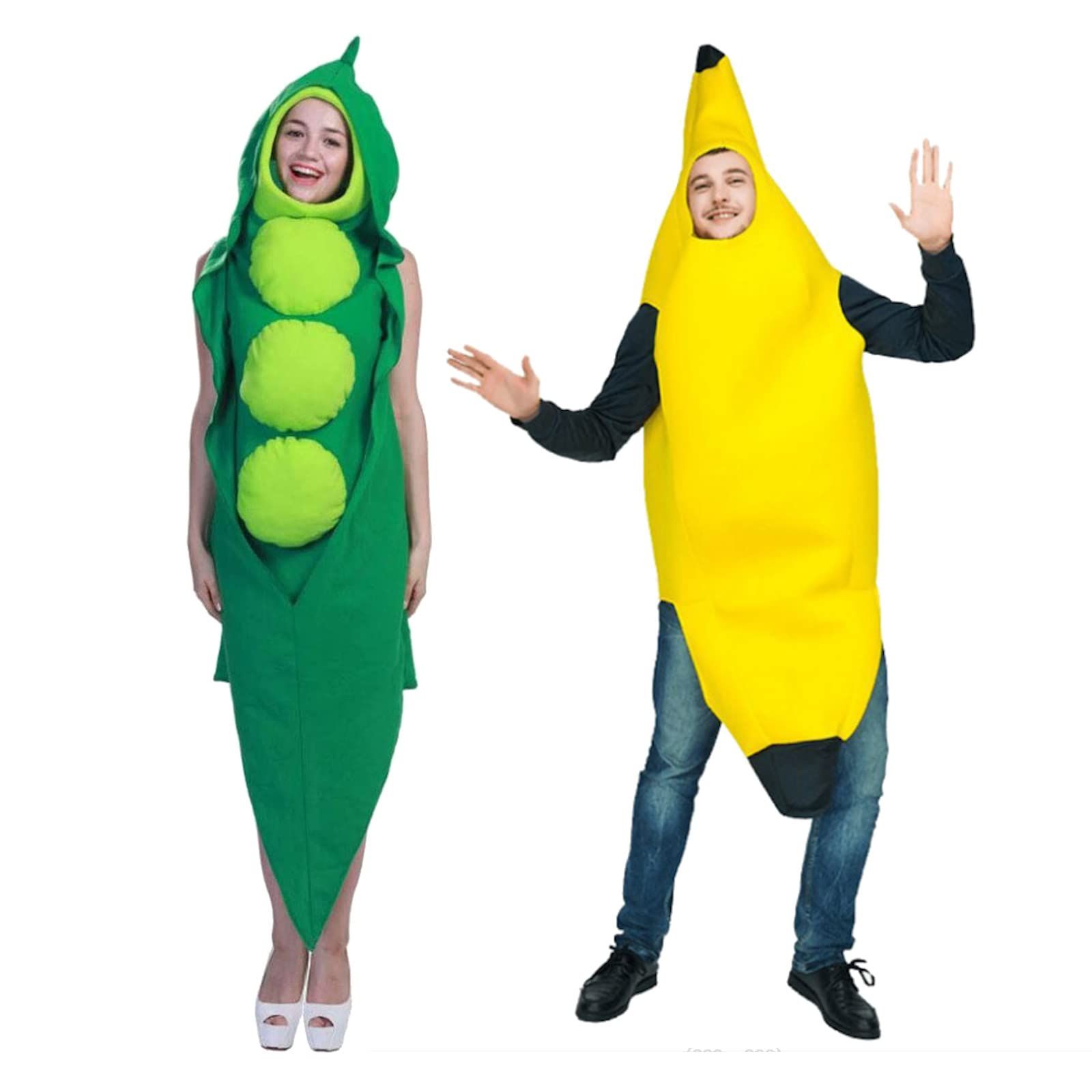 UTST 野菜 コスプレ 着ぐるみ おもしろ コスプレ衣装 バナナ きぐるみ 仮装 おもしろ 豆 木 えだまめ＋バナナ えだまめ＋バナナ