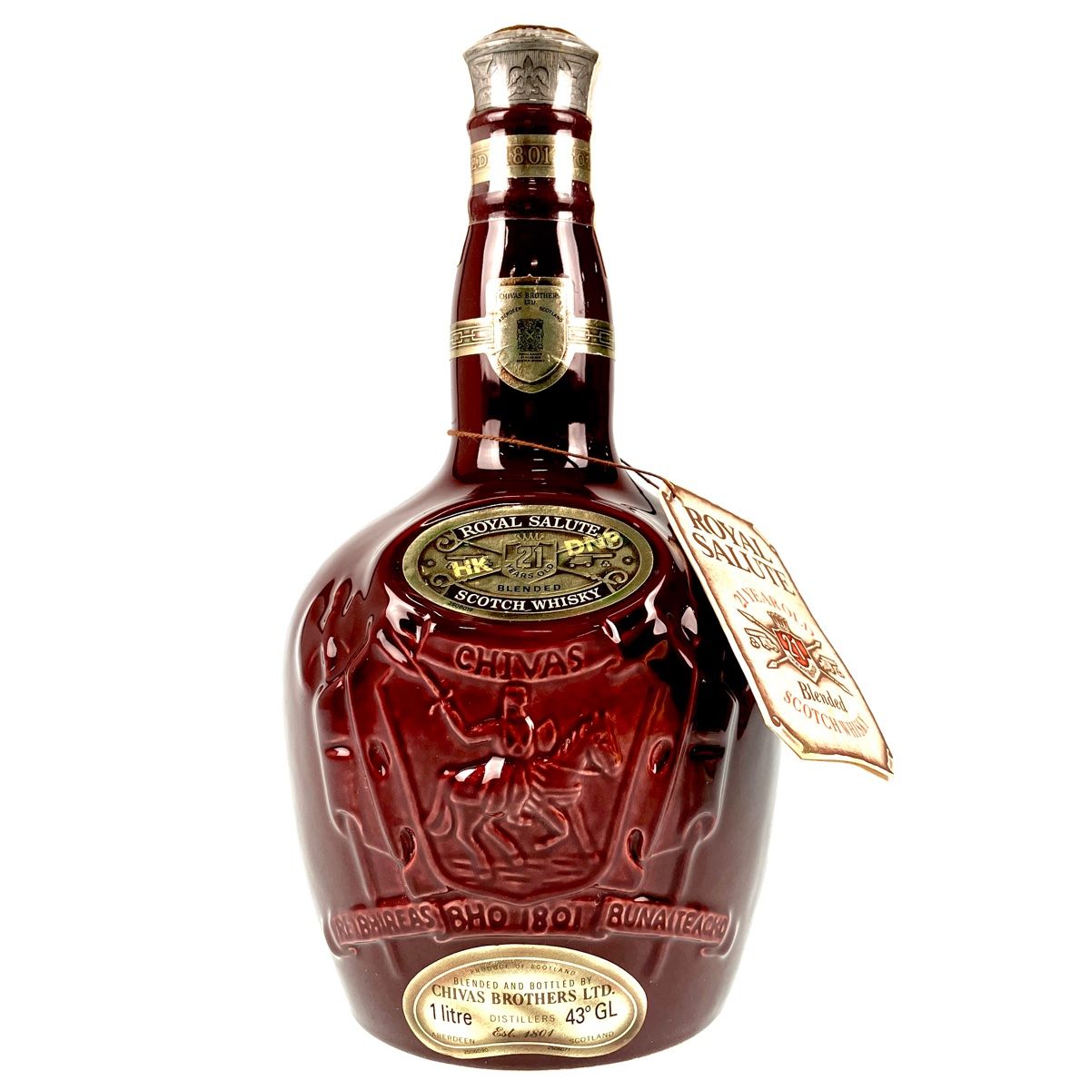 シーバスリーガル CHIVAS REGAL ロイヤルサルート 21年 赤 1000ml スコッチウイスキー ブレンデッド 【古酒】 - メルカリ