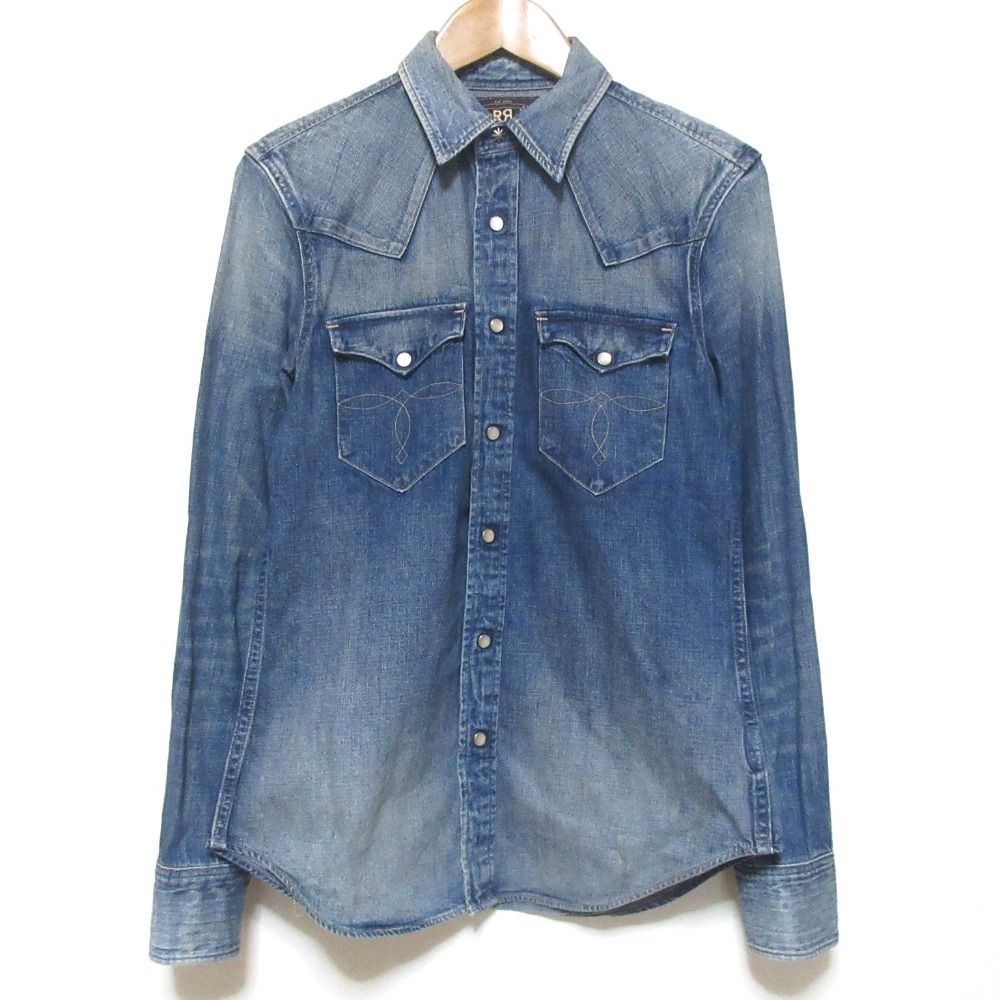 美品 RRL RALPH LAUREN ラルフローレン ユーズド加工 デニム
