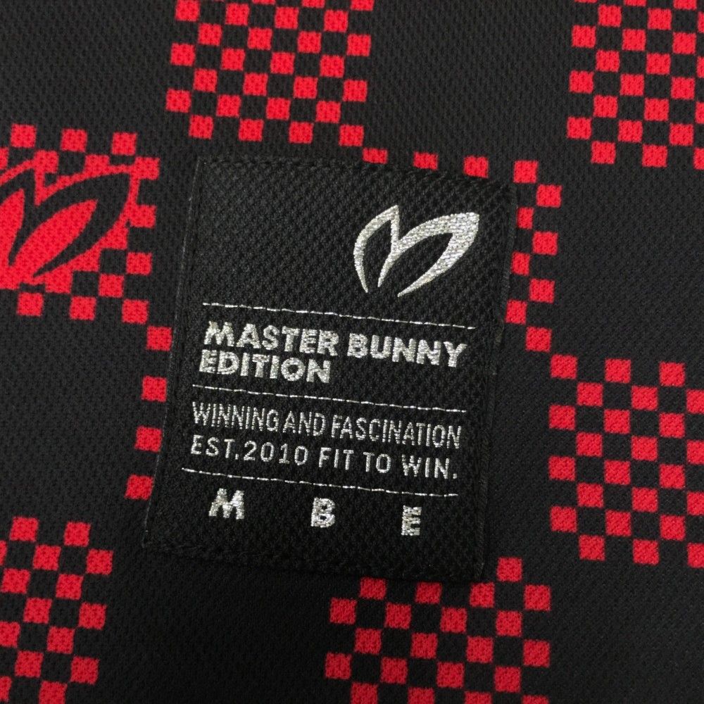 サイズ：0 MASTER BUNNY EDITION マスターバニーエディション  半袖Tシャツ プリント 総柄 ブラック系 [240101427917] ゴルフウェア レディース ストスト サイズ：0 MASTER BUNNY EDITION マスターバニーエディション
