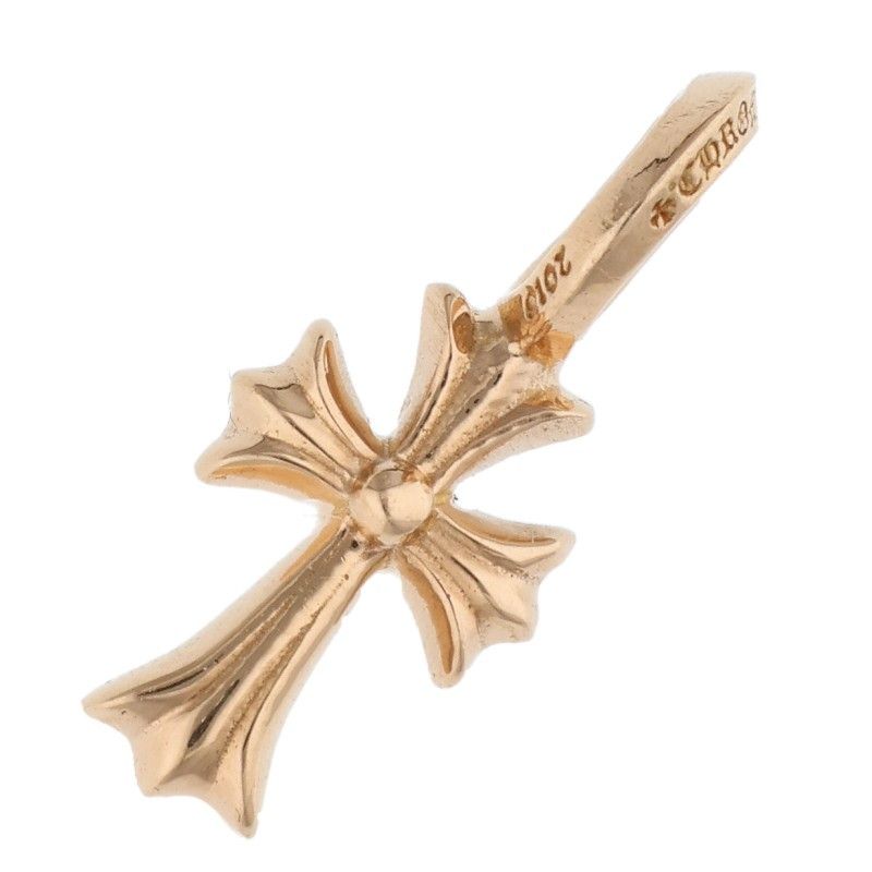 V2|CHクロススタックチャーム ゴールドネックレストップ