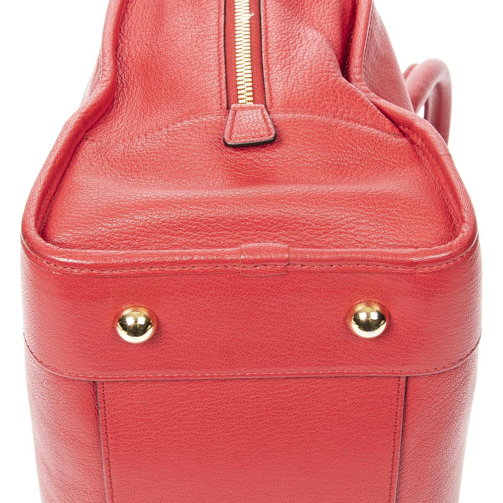 LOEWE ロエベアマソナ赤ゴートスキンレザーA