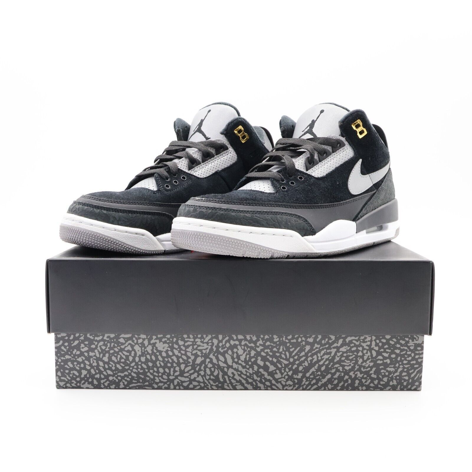 Nike Air Jordan 3 Retro Tinker Black Cement Gold CK4348-007 ナイキ